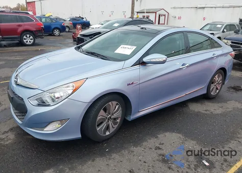 2013 Hyundai Sonata Hybrid Limited из США, поврежденный, VIN KMHEC4A49DA067150